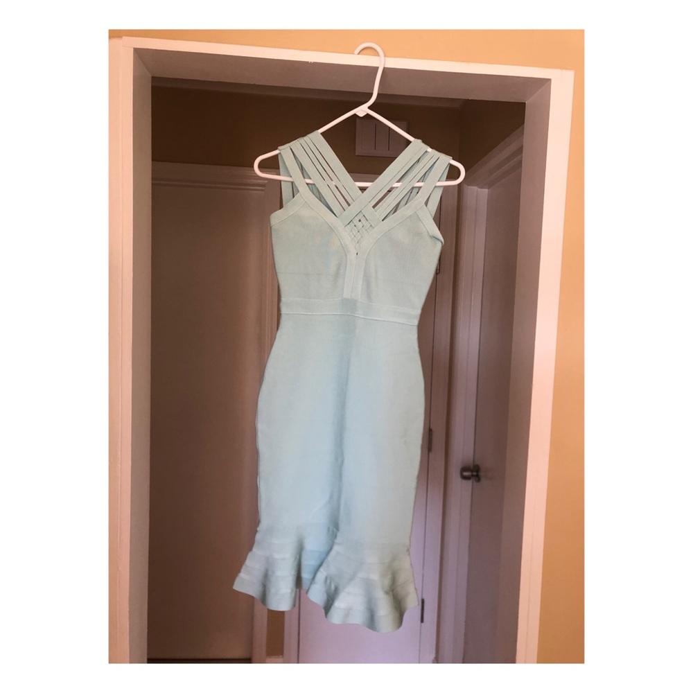 Robin's Egg Blue, Cocktail Dress, Size Medium